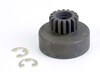 Clutch bell, (16-tooth)/5x8x0.5mm fiber washer (2)/ 5mm e-clip (requires #2728 - ball bearings, 5x8x2.5mm (2)