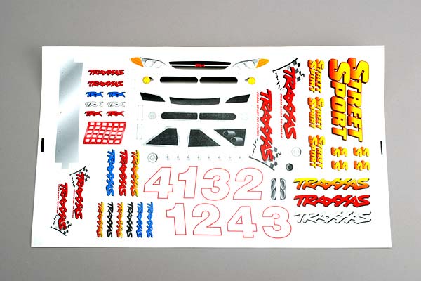 Decal sheet, street sport