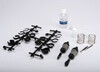 Ultra shocks (grey) (short) (complete w/ spring preload spacers & springs) (2)