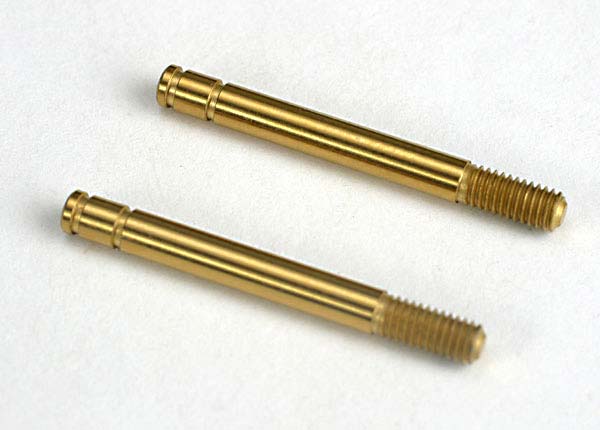 Shock shafts, hardened steel, titanium nitride coated (29mm) (front) (2)