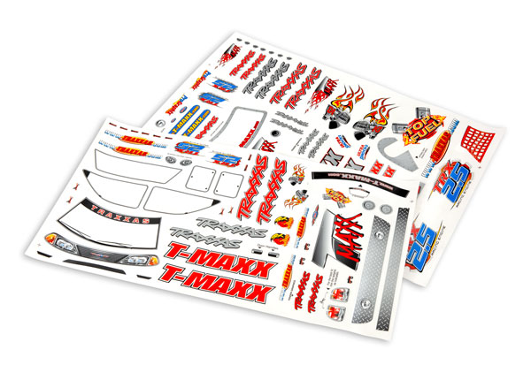 Traxxas - Decal sheet, t-maxx (use with 4911x body) (TRX-4913)