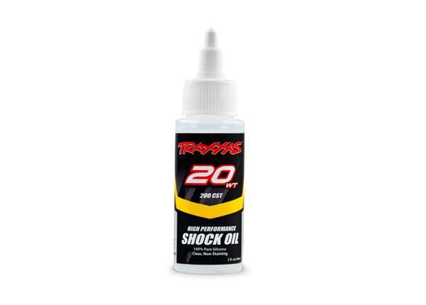Traxxas shockoil 20 wt, 200 cSt, 60cc) (silicone) (TRX-5031)