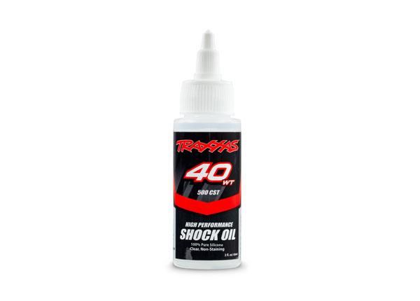 Traxxas shockoil 40 wt, 500 cSt, 60cc) (silicone) (TRX-5033)