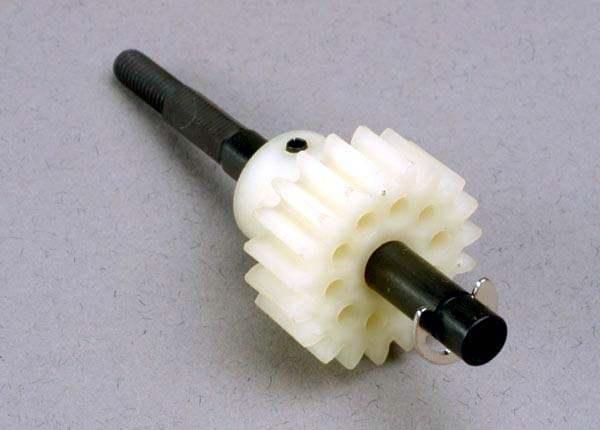 Drive gear, single-speed (19-tooth)/ slipper shaft