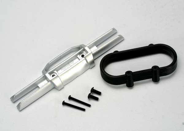 Bumper, rear/ bumper mount, rear/ 4x10mm bcs (2)/ 3x25mm bcs (2)