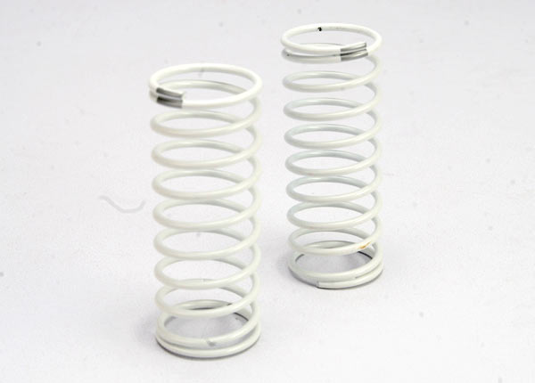 Spring, shock (white) (gtr) (rear) (1.2 rate silver) (1 pair)