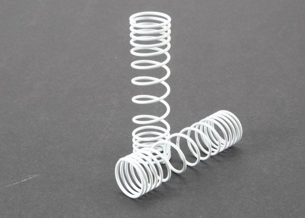Springs, rear (white) (progressive rate) (2) (TRX-5858)