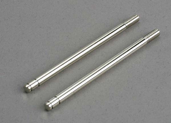Shock shafts, steel, chrome finish (front) (2)