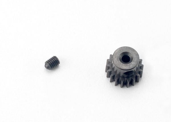 Traxxas 18-t pinion (48-pitch, 2.3mm shaft)/ set screw