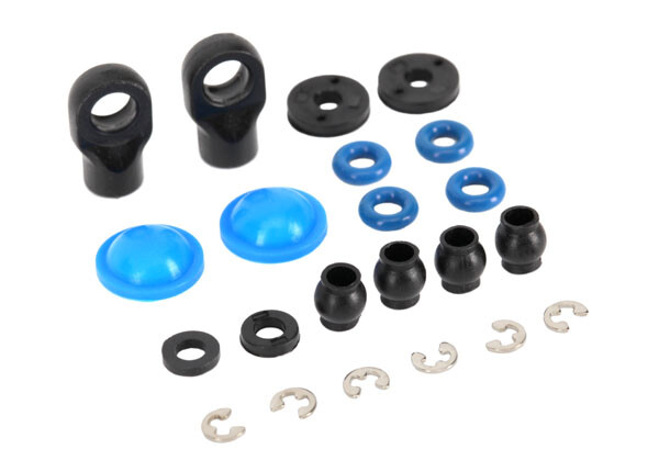 Rebuild kit, gtr composite shocks (x-rings, bladders, pistons, e-clips, shock rod ends, hollow balls) (renews 2 shocks)