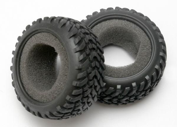 Tires, off-road racing, sct dual profile (1 each right & left)/ foam inserts (2)