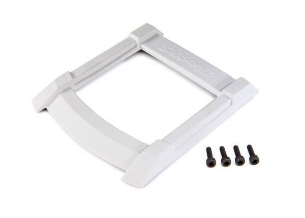 Skid plate, roof (body) (white)/ 3x12mm CS (4) (TRX-8917A)