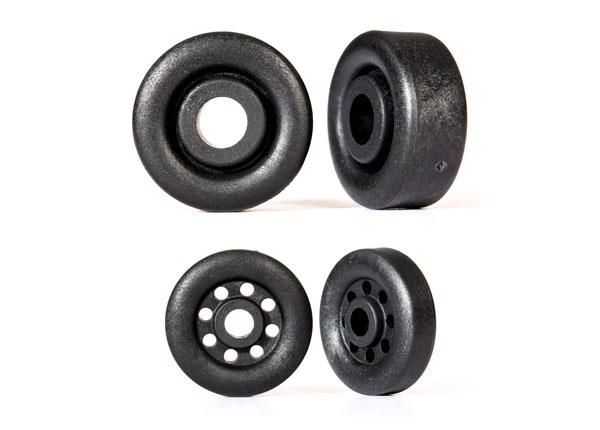 Traxxas - Wheelie bar wheels black (2) (TRX-9461)