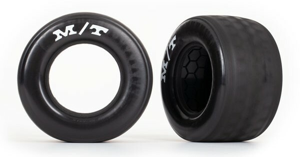 Traxxas Tires with molded inserts (rear) (2) (TRX-9471)