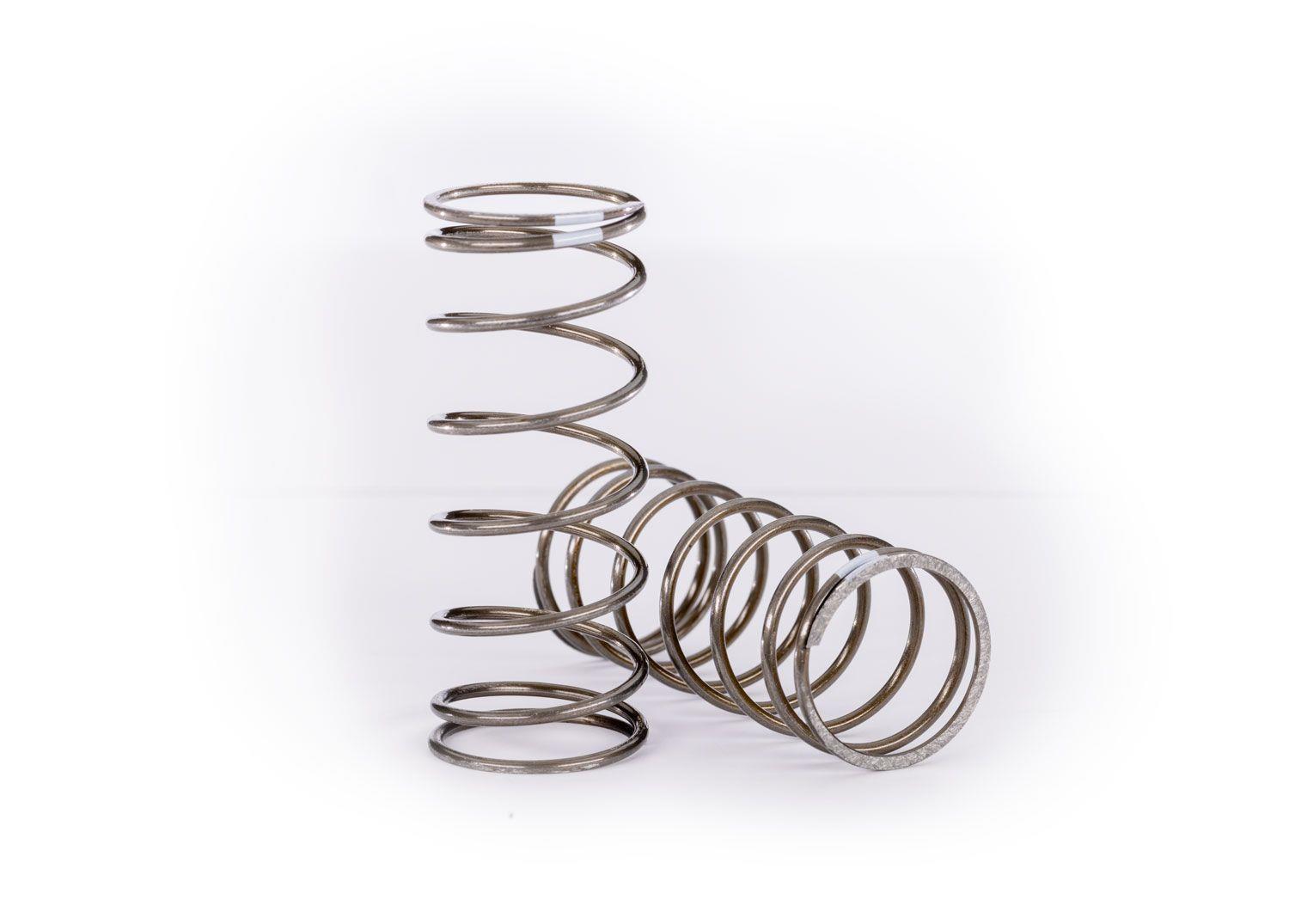 Traxxas - Springs, shock (natural finish) (GT-Maxx) (1.150 rate, white stripe) (2) (TRX-10241)