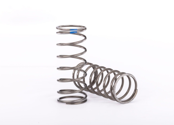 Traxxas - Springs, shock (natural finish) (GT-Maxx) (1.400 rate, blue stripe) (2) (TRX-10243)