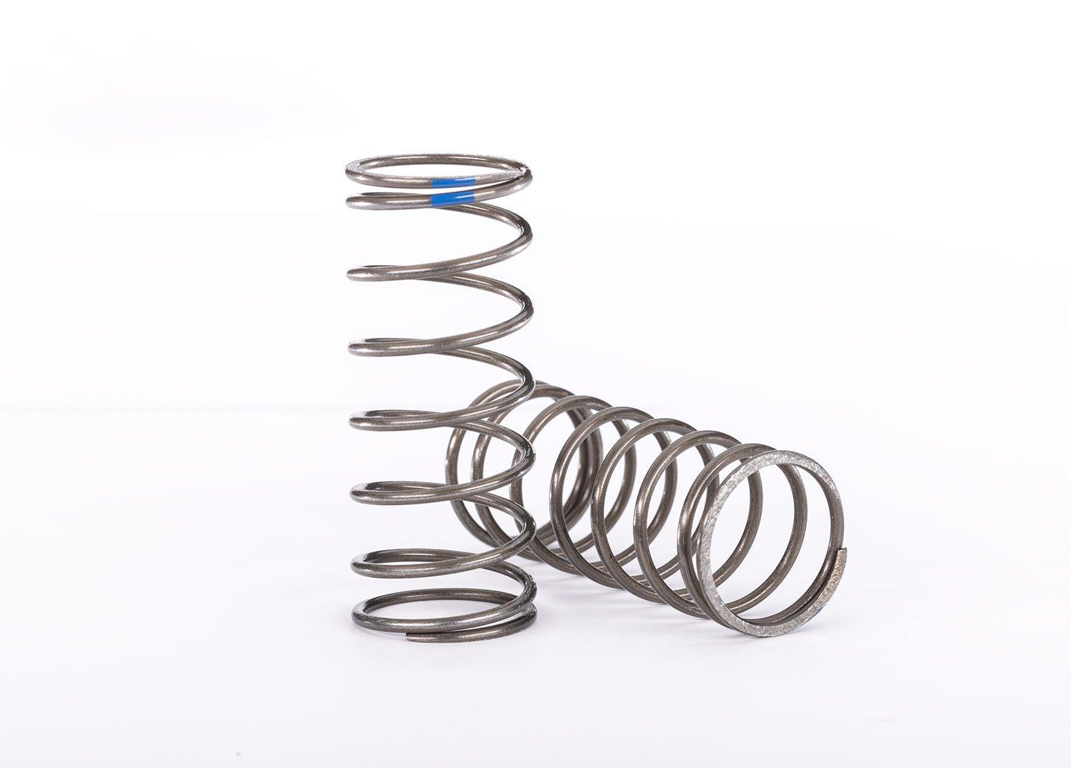 Traxxas - Springs, shock (natural finish) (GT-Maxx) (1.400 rate, blue stripe) (2) (TRX-10243)