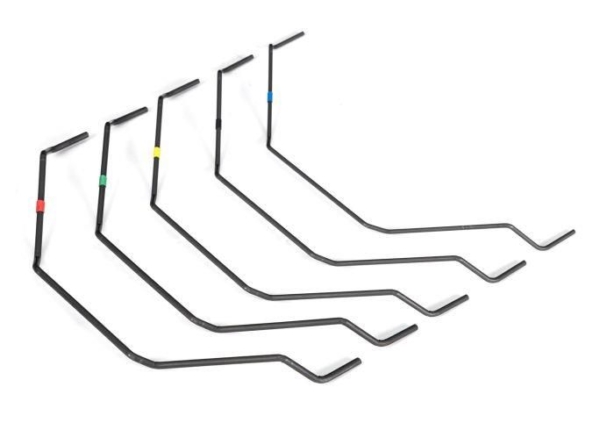 Traxxas - Sway bar set, Maxx Slash (includes 1 each of all 5 sway bars) (TRX-10296)
