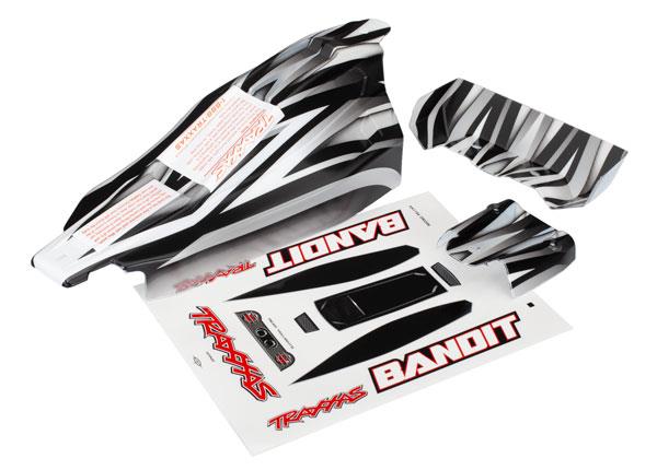 Traxxas - Body, Bandit, Prographix (Replacement For The Painted Body. Graphics Are Printed, Requires Paint & Final Color Application)/ Decal Sheet ...