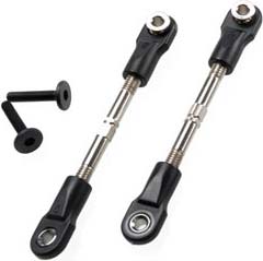 Turnbuckles, camber link, 47mm (67mm center to center) (front) (assembled with rod ends and hollow balls) (1 left, 1 right)