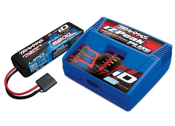 Traxxas 2S COMBO (1X 2843X 5800mAh 7.4V LiPo & 1X 2970X charger)