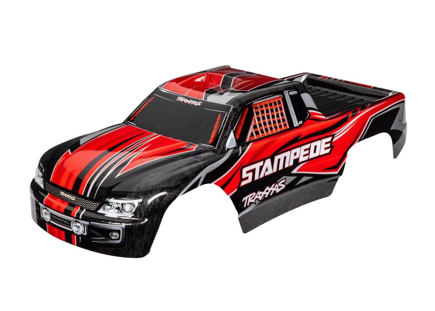 Traxxas - Body, Stampede (VXL) - Rood (TRX-3651)