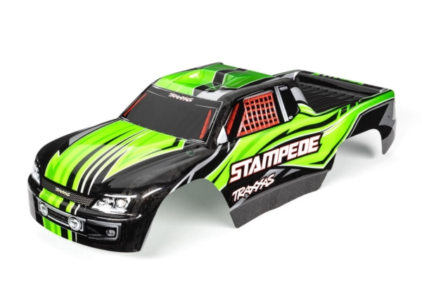 Traxxas - Body, Stampede (VXL) - Groen (TRX-3651G)