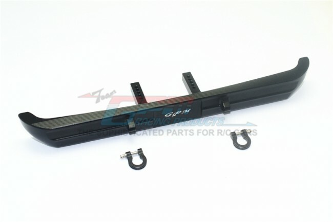 Aluminium Rear Bumper Mount+D-Rings+Tow Hook - Traxxas TRX-4 Blazer