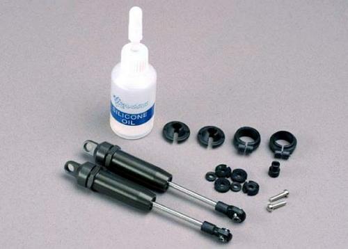 Shocks, X-long (hard-anodized & Teflon-coated T6 aluminum) w/o springs (rear) (2)