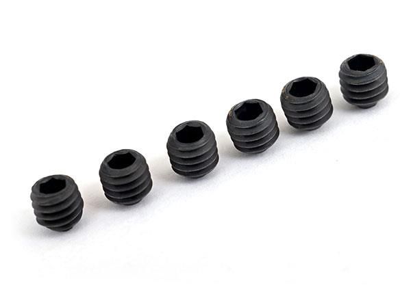 Traxxas - Screws, set (grub), 4mm (with heavy duty threadlock) (6) (TRX-4897X)