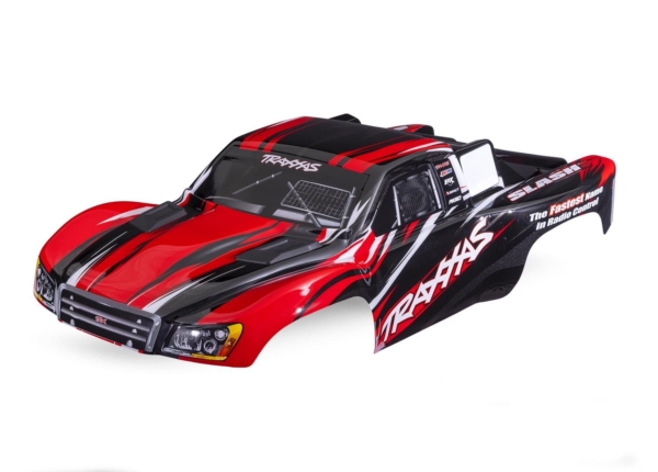 Traxxas - Body, Slash 4X4 (also fits Slash VXL & Slash 2WD), red (painted, decals applied) (TRX-5855-RED)
