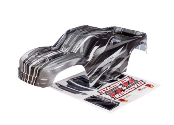 Traxxas - Body, Stampede 4X4 Brushless, ProGraphix (graphics are printed, requires paint & final color application)/ decal sheet (TRX-6762X)