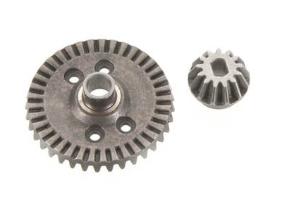 Ring gear, differential/ pinion gear, differential (rear)