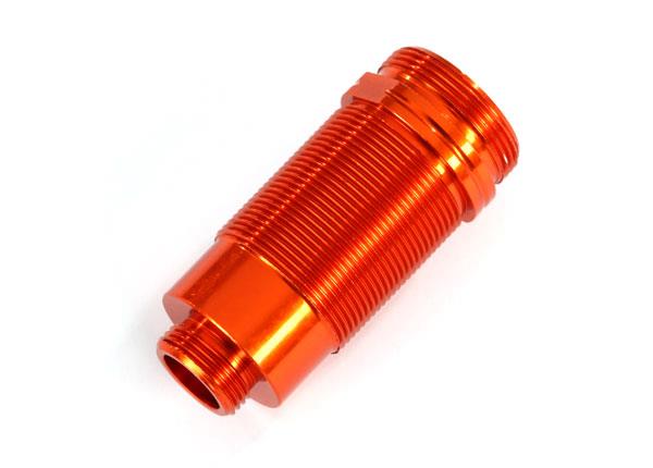 Traxxas - Body, GTR long shock, aluminum (orange-anodized) (PTFE-coated bodies) (1) (TRX-7466A)
