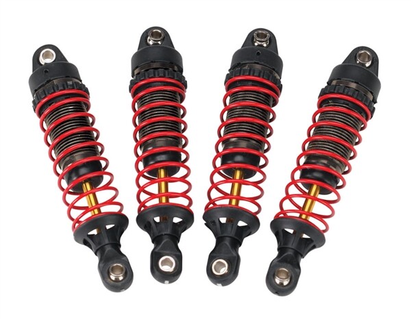 Shocks, GTR hard-anodized, PTF (Latrax Teton)