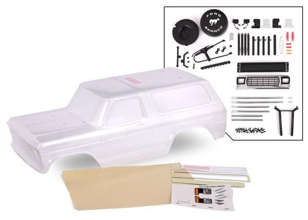 Traxxas - Body, Ford Bronco 1979 clear incl. accessoires ( TRX-8010P)