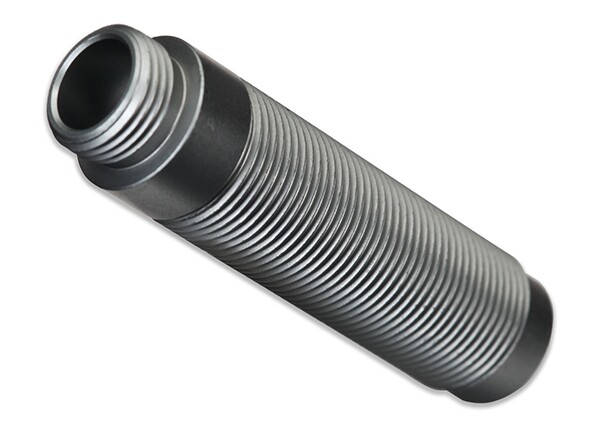 Body, GTS shock (aluminum, silver-anodized) (1)