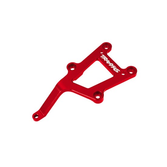 Traxxas - Chassis brace, front, 6061-T6 aluminum (red-anodized)