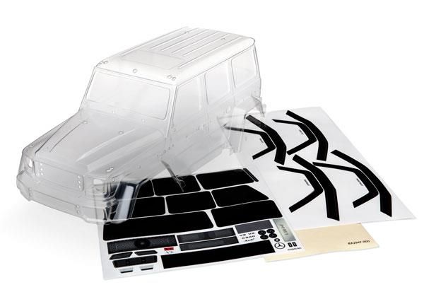 Traxxas - Body, Mercedes-Benz G 500 4x4 (clear, requires painting)/ decals/ window masks