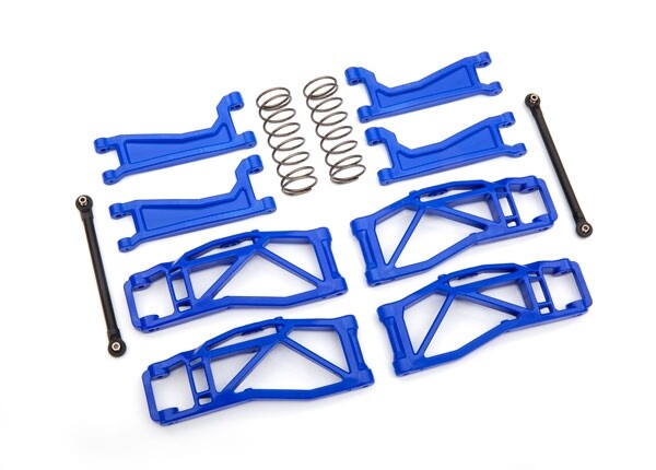 Suspension kit, WideMaxx, blue (TRX-8995X)