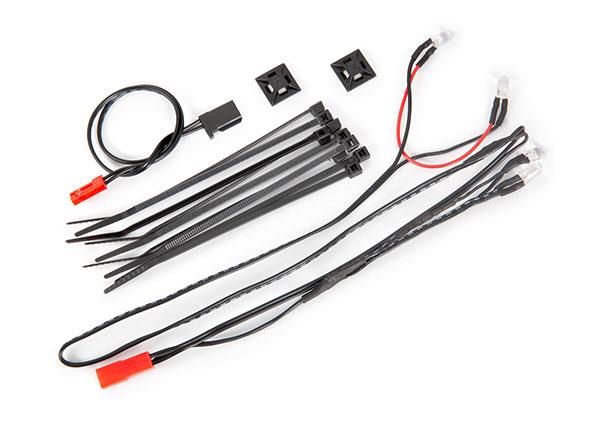 Traxxas LED light harness/ power harness/ zip ties (9)/ mounts (2) (fits #9333 or 9335 body) (TRX-9385)