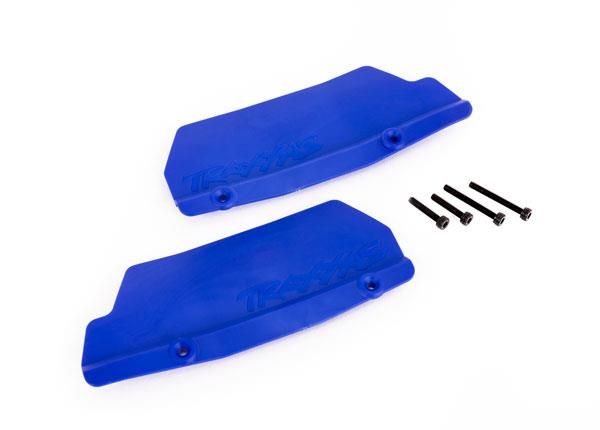 Traxxas - Mud guards, blue, (left and right)/ 3x15 CCS (2)/ 3x25 CCS (2) (TRX-9519X)