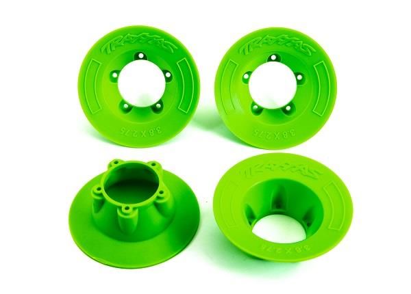 Traxxas - Wheel covers, green (4) (fits #9572 wheels) (TRX-9569G)