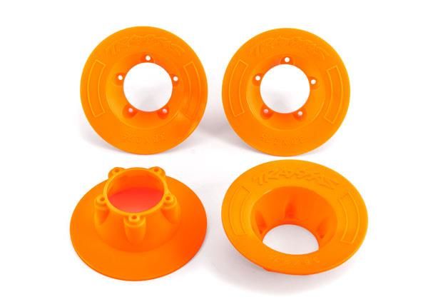 Traxxas - Wheel covers, orange (4) (fits #9572 wheels) (TRX-9569T)