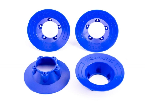 Traxxas - Wheel covers, blue (4) (fits #9572 wheels) (TRX-9569X)