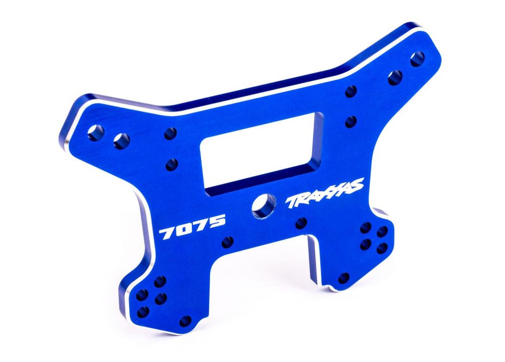 Traxxas - Shock tower, front, 7075-T6 aluminum (blue-anodized) (TRX-9639)