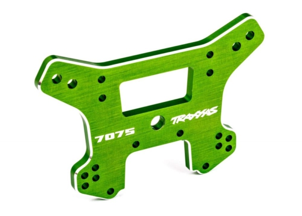 Traxxas - Shock tower, front, 7075-T6 aluminum (green-anodized) (TRX-9639G)