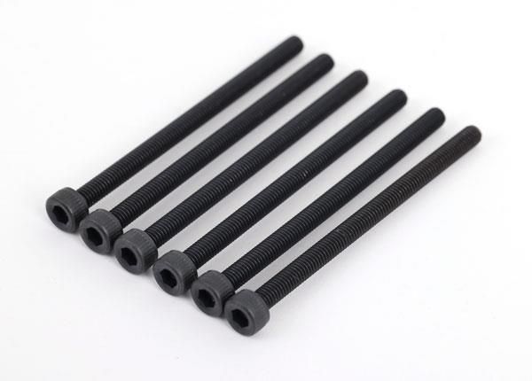 Traxxas - Screws, 3x45mm cap-head machine (hex drive) (6) (TRX-9682)