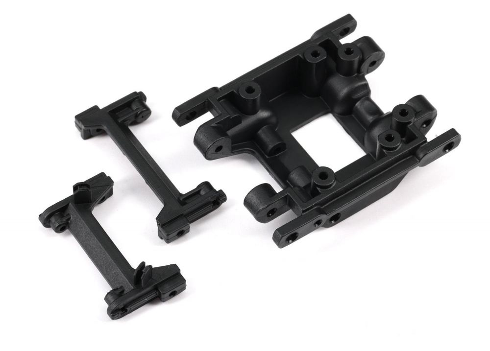 Traxxas - Skidplate, center/ bumper mount, front/ bumper mount, rear (TRX-9736)