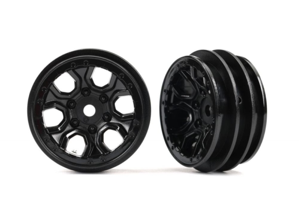 Traxxas - Wheels, 1.0 (black) (2) (TRX-9770)